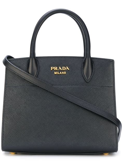 prada bibliothèque bag black